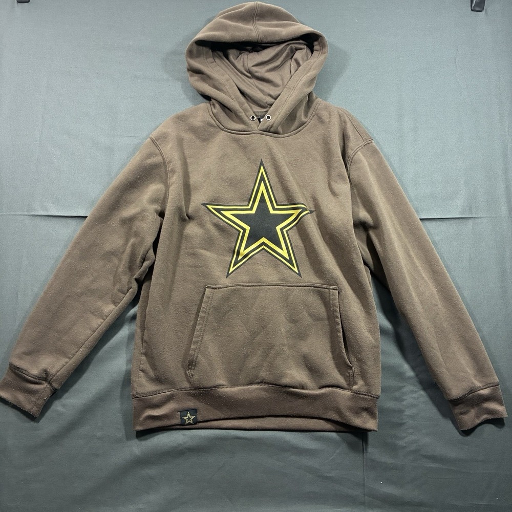 Dallas cowboys pullover jacket Golden Brown Size Medium